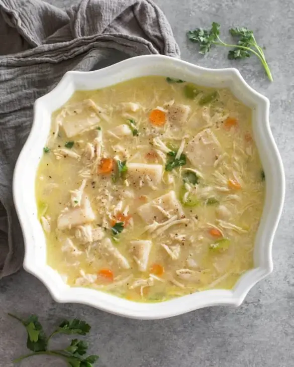 Edna Lewis Chicken and Dumplings Recipe