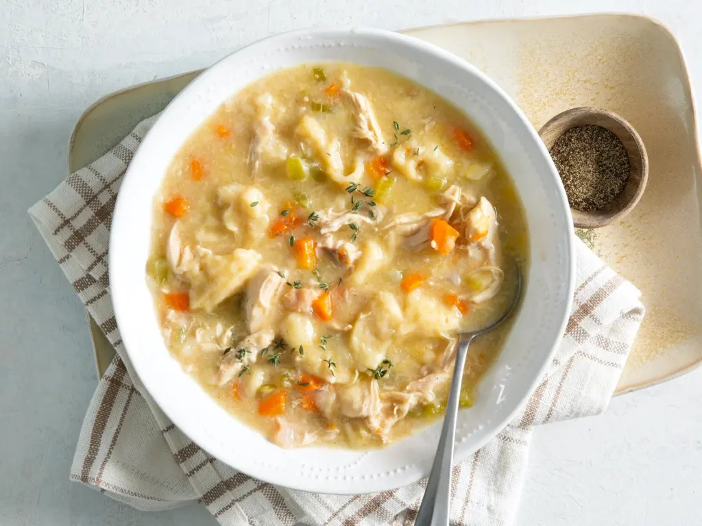 Edna Lewis Chicken and Dumplings Recipe