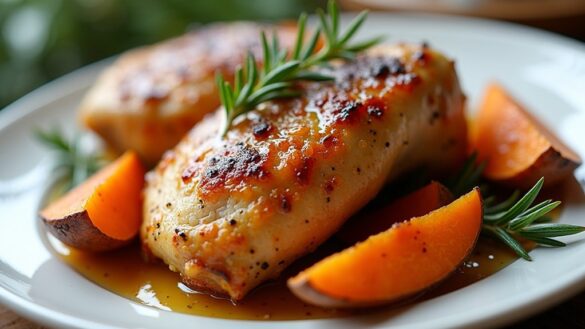 chicken and sweet potato dish