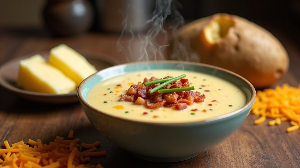 comforting baked potato soup