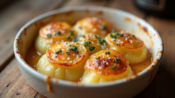 creamy layered potato dish
