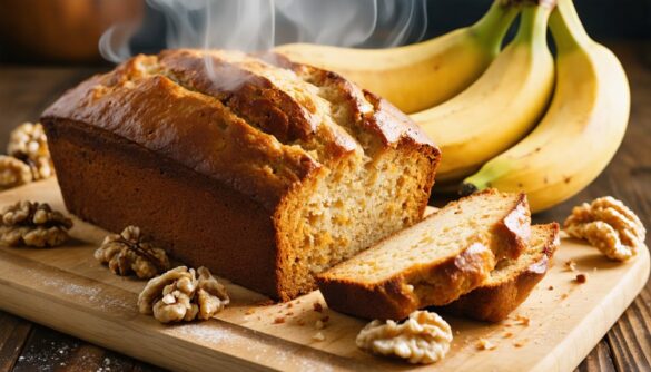 delicious homemade banana bread
