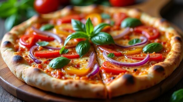 delicious vegetable pizza recipe