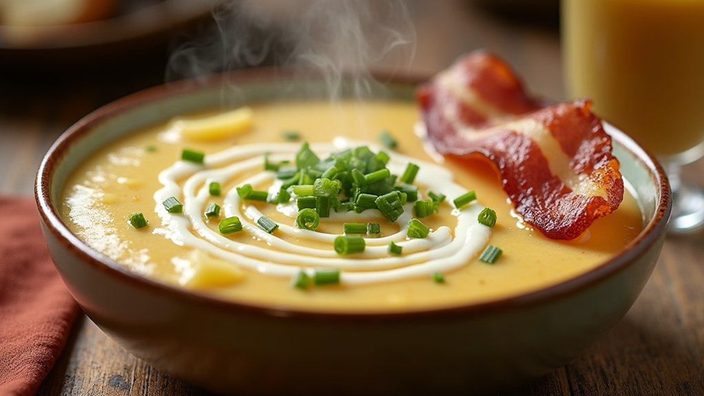 garnish with fresh chives