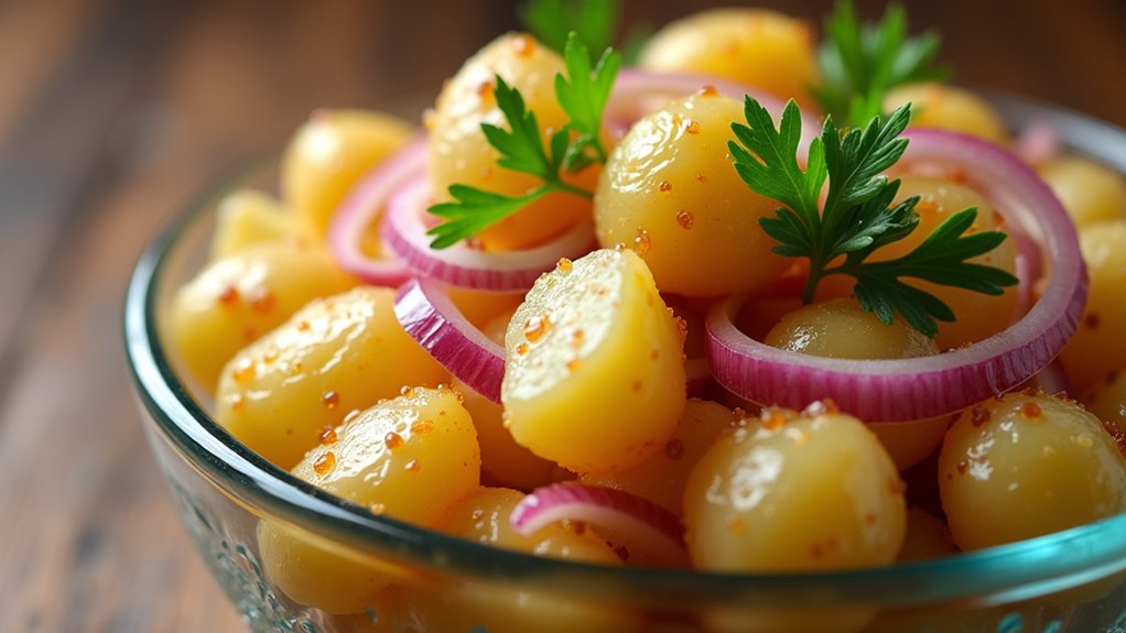 infuse potatoes with vinegar
