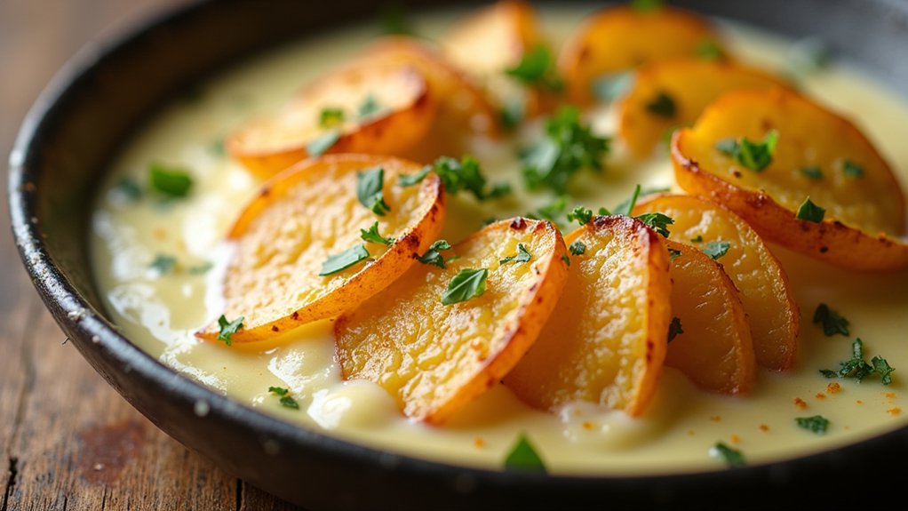 layer potatoes with cheese