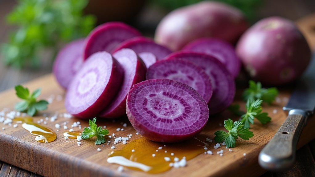 nutrient rich purple potatoes