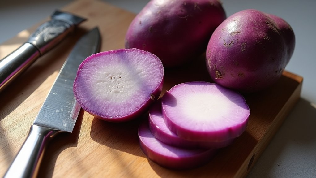 peel and chop potatoes