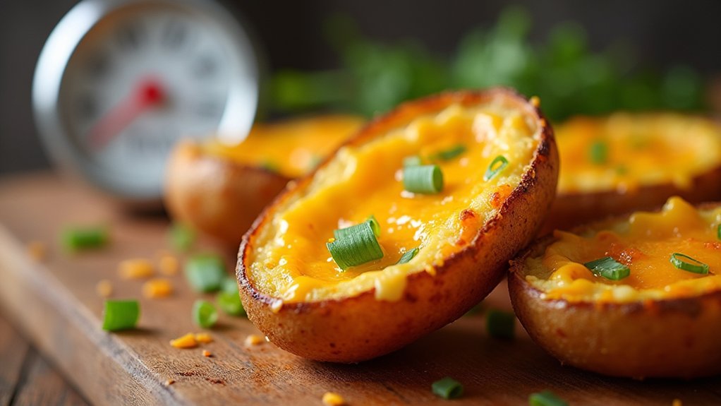 perfectly preheated oven temperature
