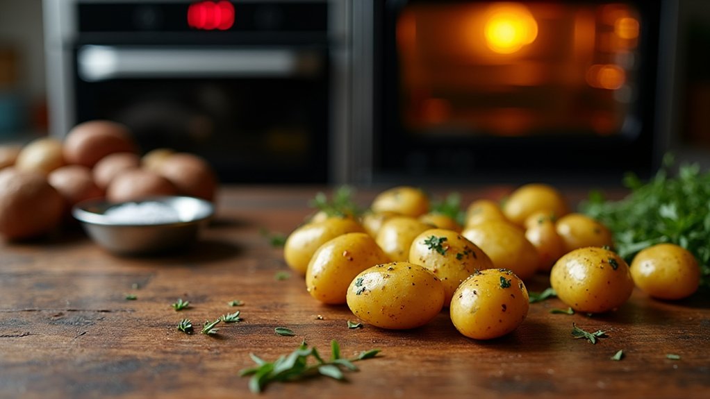 preheat oven for crispy potatoes