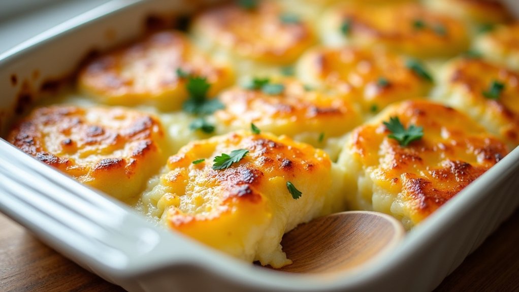 preheat oven layer potatoes