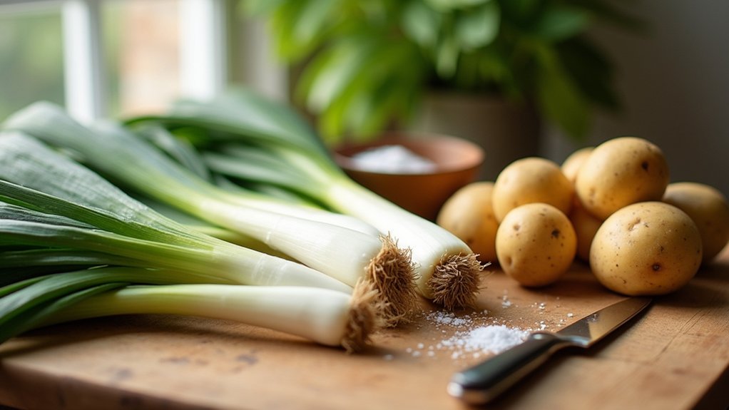 prepare ingredients for soup