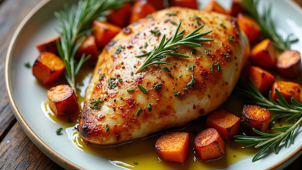 savory chicken sweet potato dish