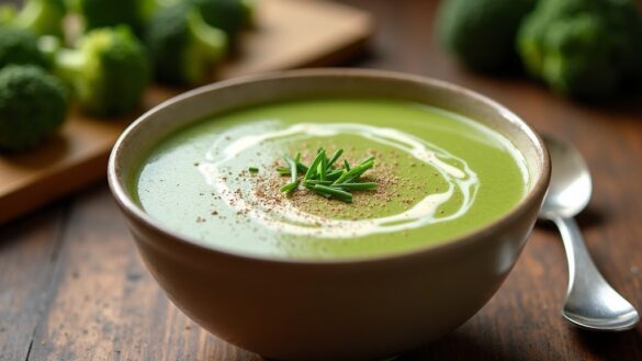 creamy broccoli soup recipe
