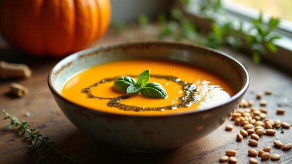 creamy pumpkin soup recipe