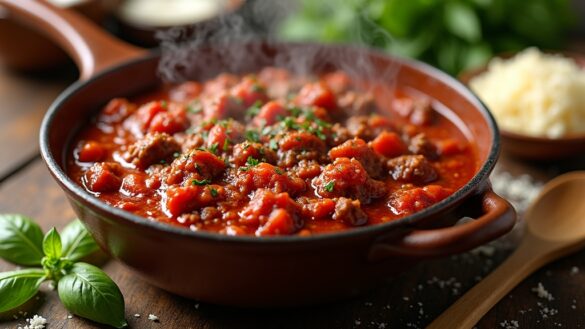 hearty meat sauce recipe