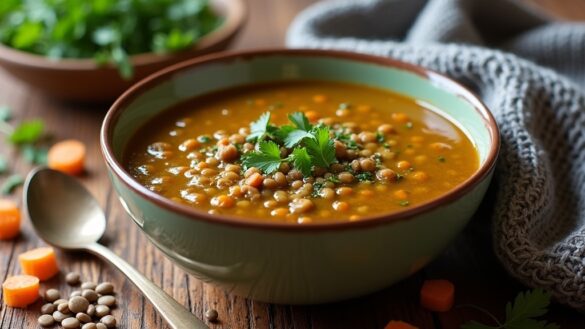 nutritious lentil soup recipe
