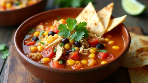 spicy chicken soup recipe