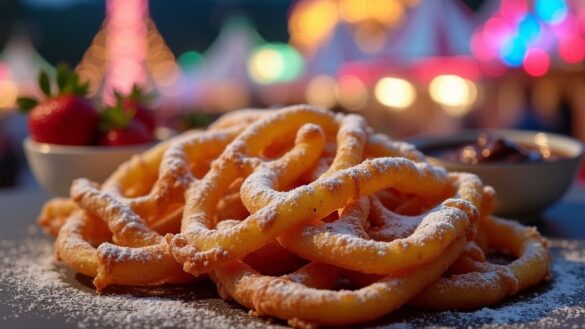 delicious fried dessert treat