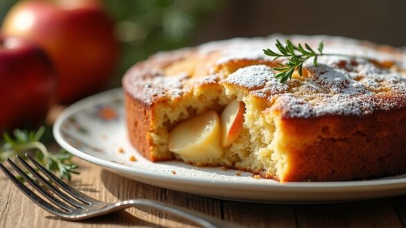 delicious homemade apple cake