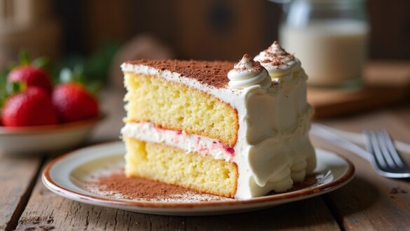 delicious soaked milk cake