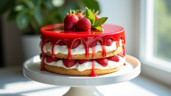delicious strawberry cake recipe