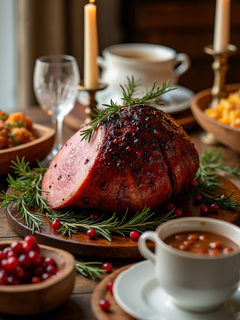 balsamic glazed holiday ham