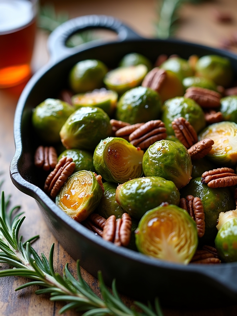 balsamic honey roasted brussels sprouts
