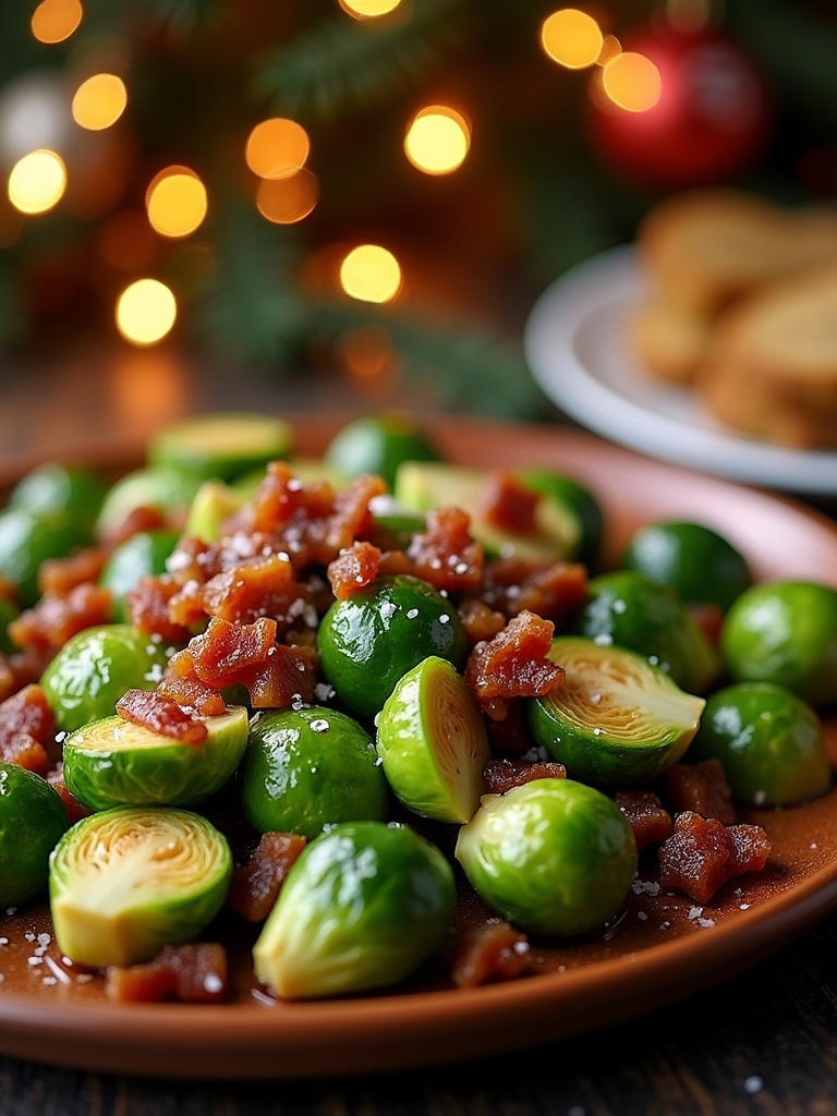 brussels sprouts with crispy bacon