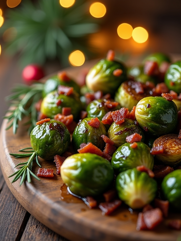 brussels sprouts with crispy bacon