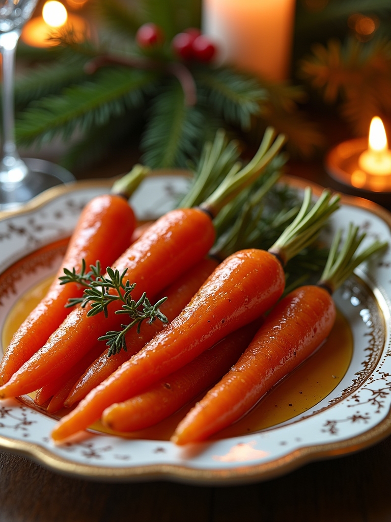 caramelized carrots with thyme