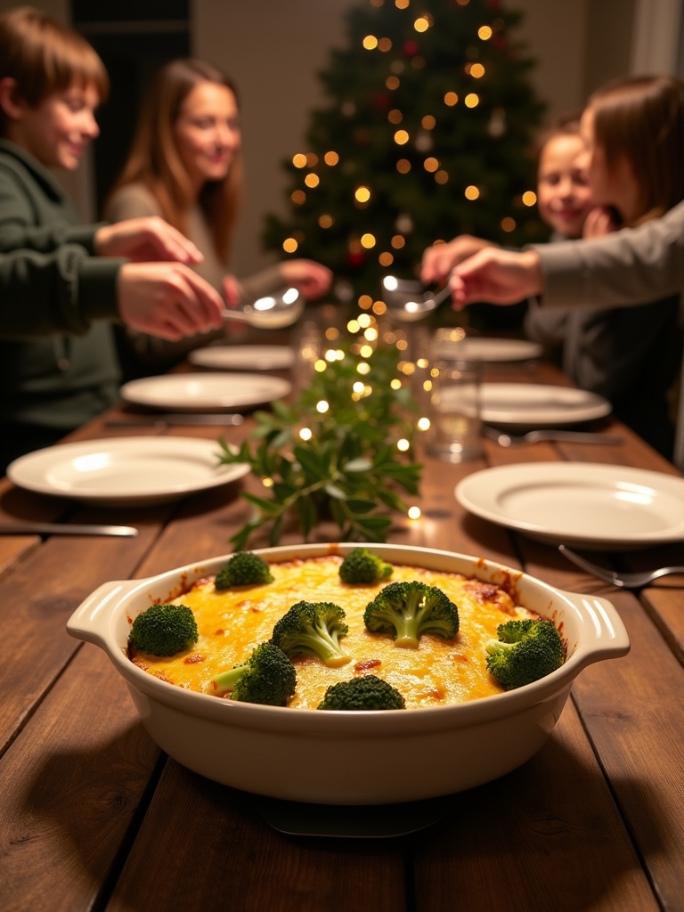 cheesy broccoli casserole delight