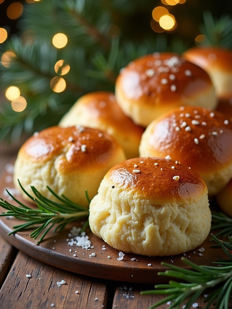 cheesy herb infused dinner rolls