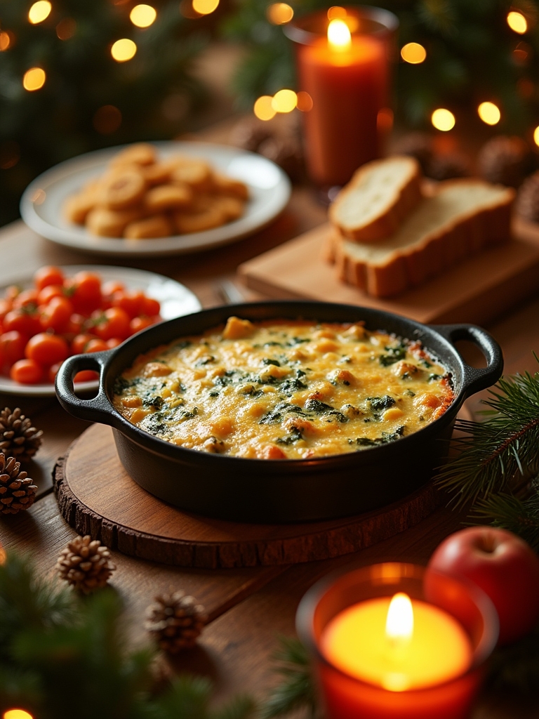 cheesy spinach artichoke casserole
