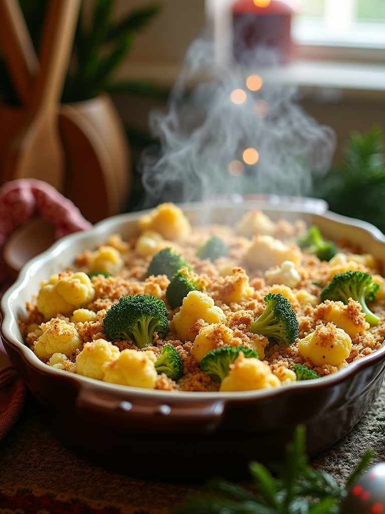cheesy vegetable crockpot casserole