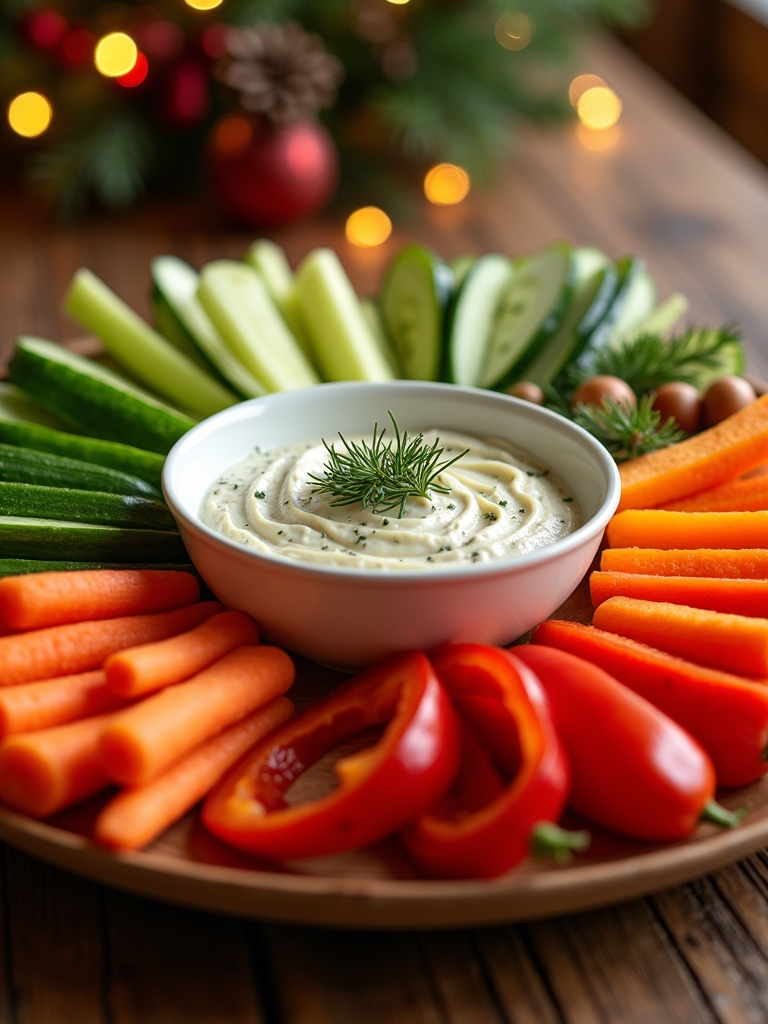 colorful veggie platter fun