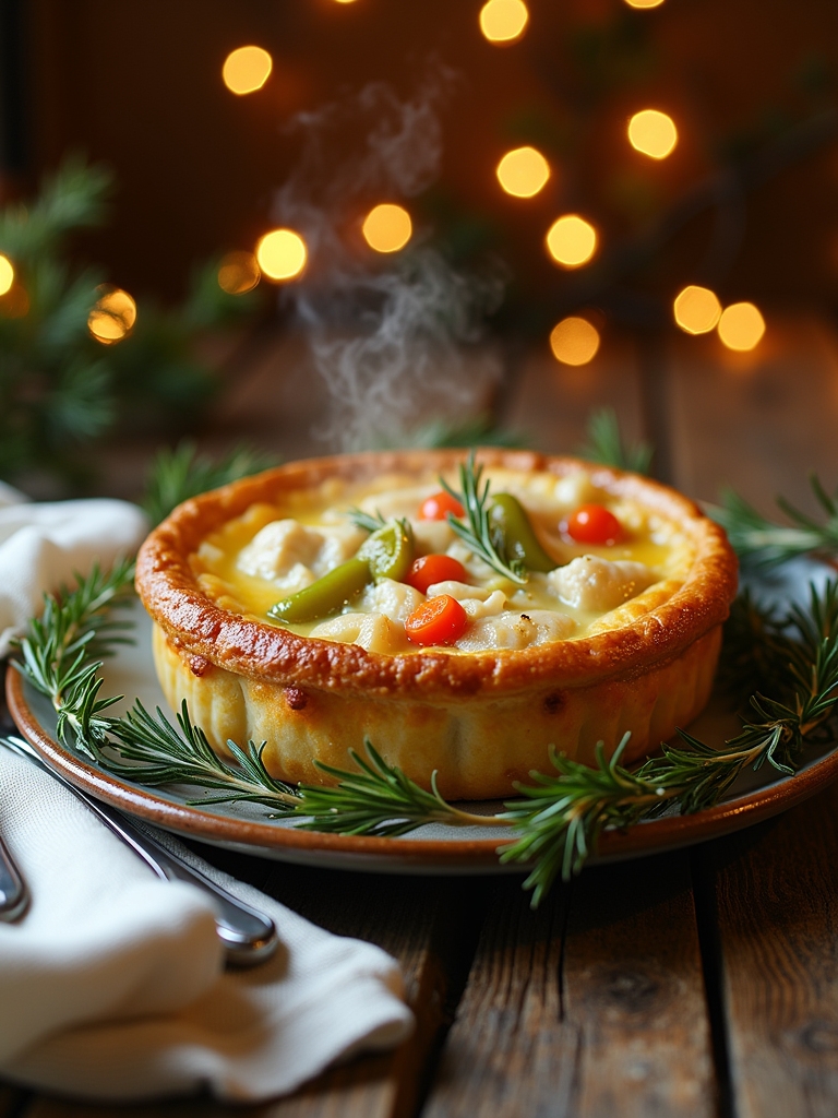 comforting chicken pot pie