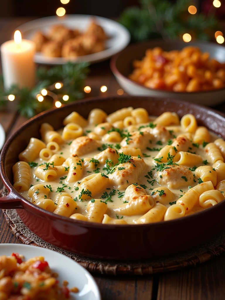 cozy chicken alfredo bake