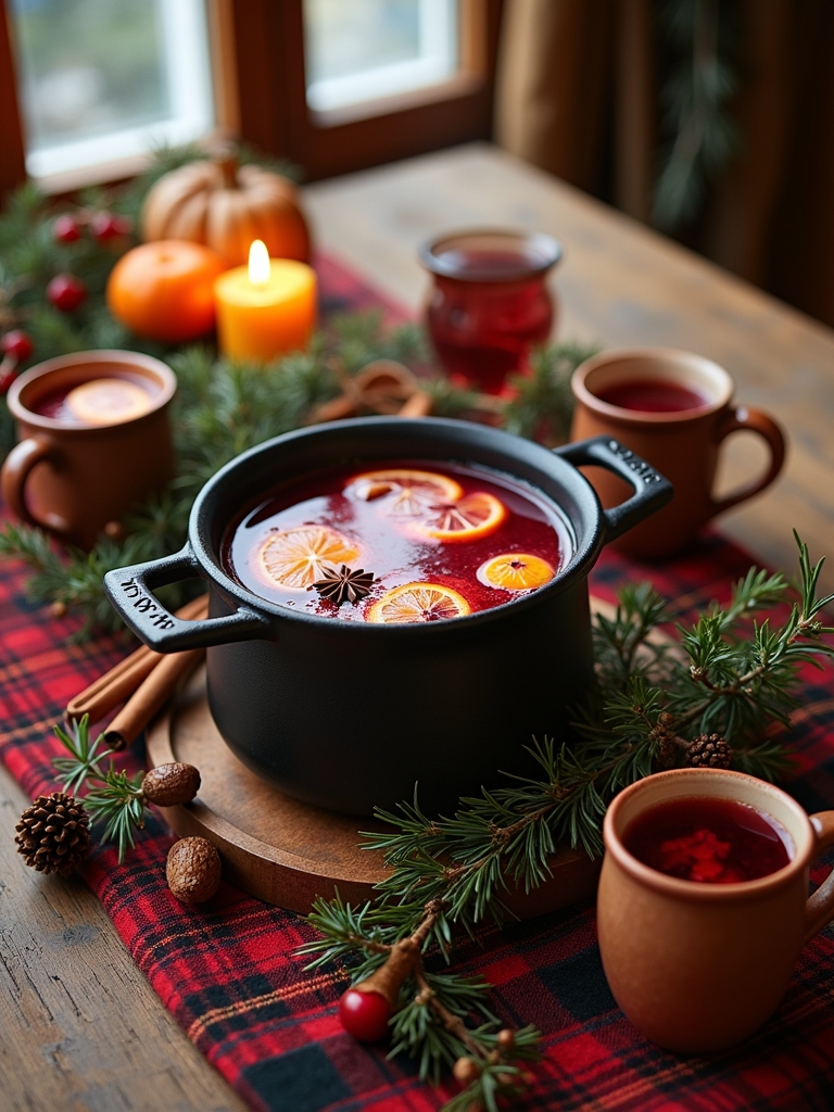 cozy holiday mulled wine