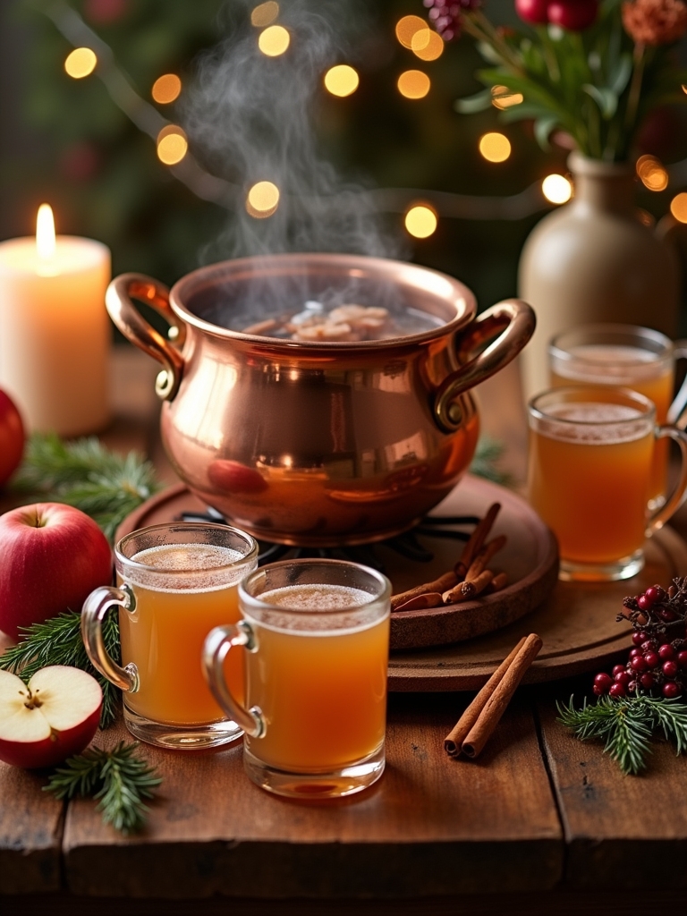 cozy spiced apple cider