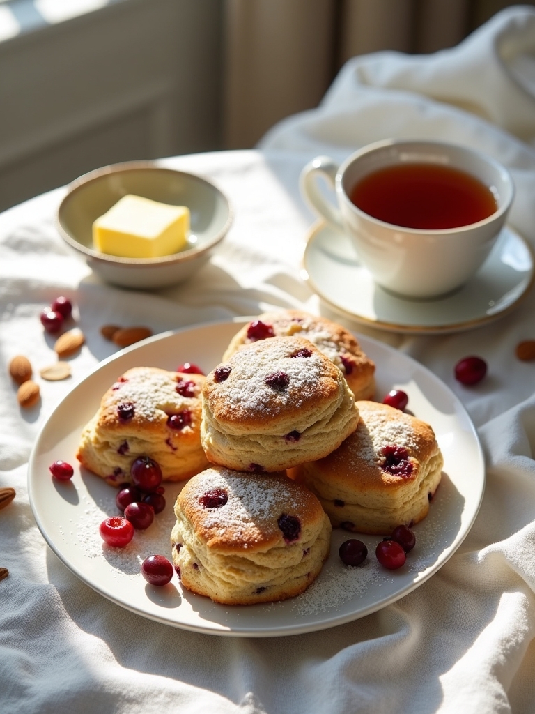 cranberry almond scones recipe