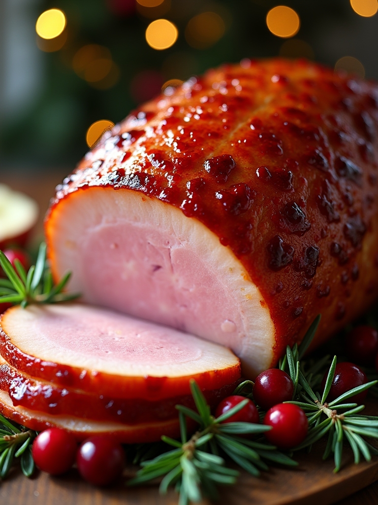 cranberry apple glazed ham recipe