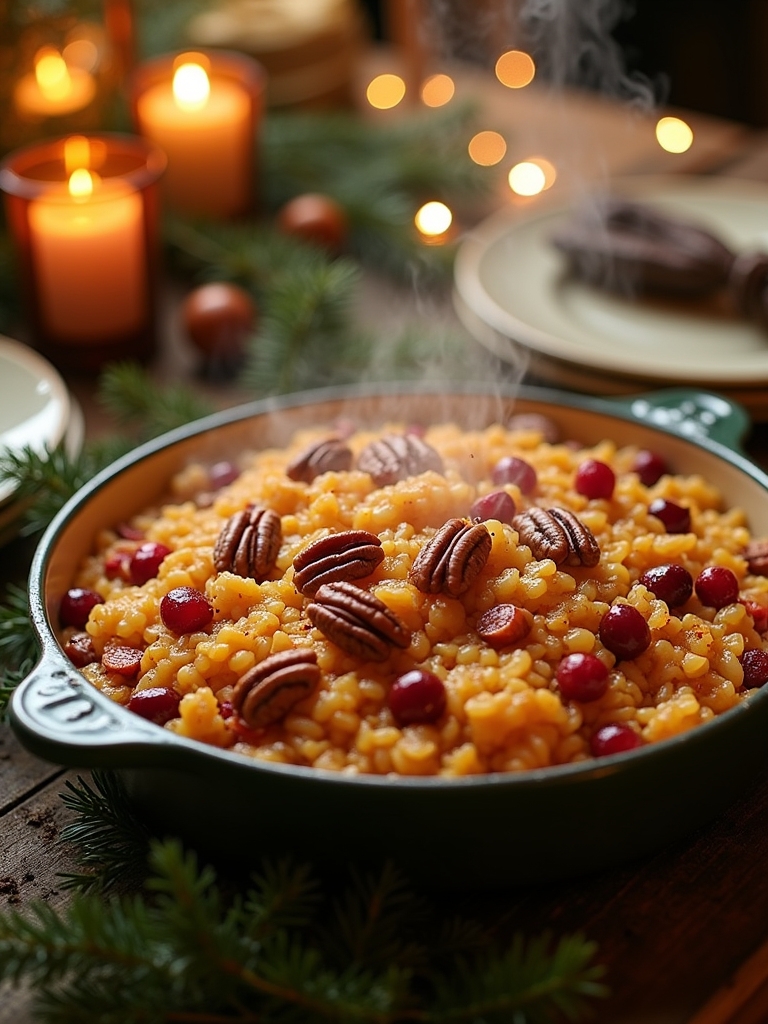 cranberry pecan rice casserole