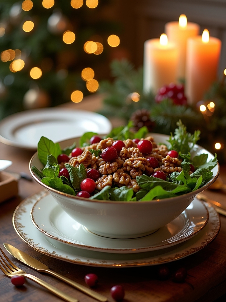 cranberry walnut salad delight
