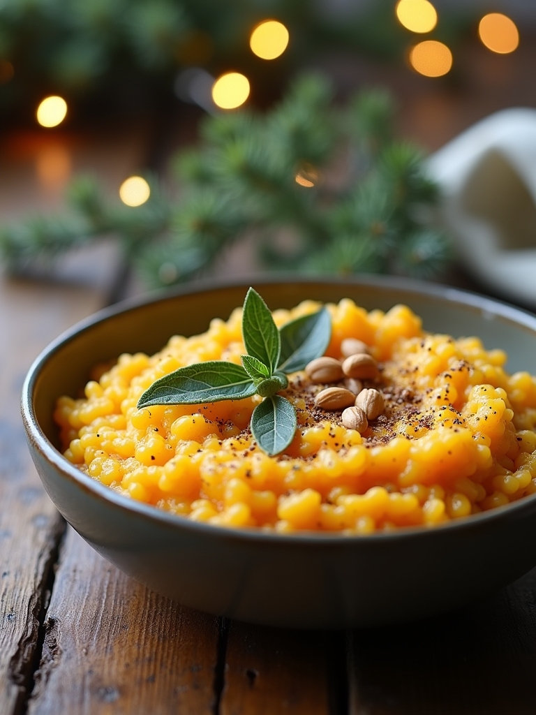 creamy butternut squash risotto