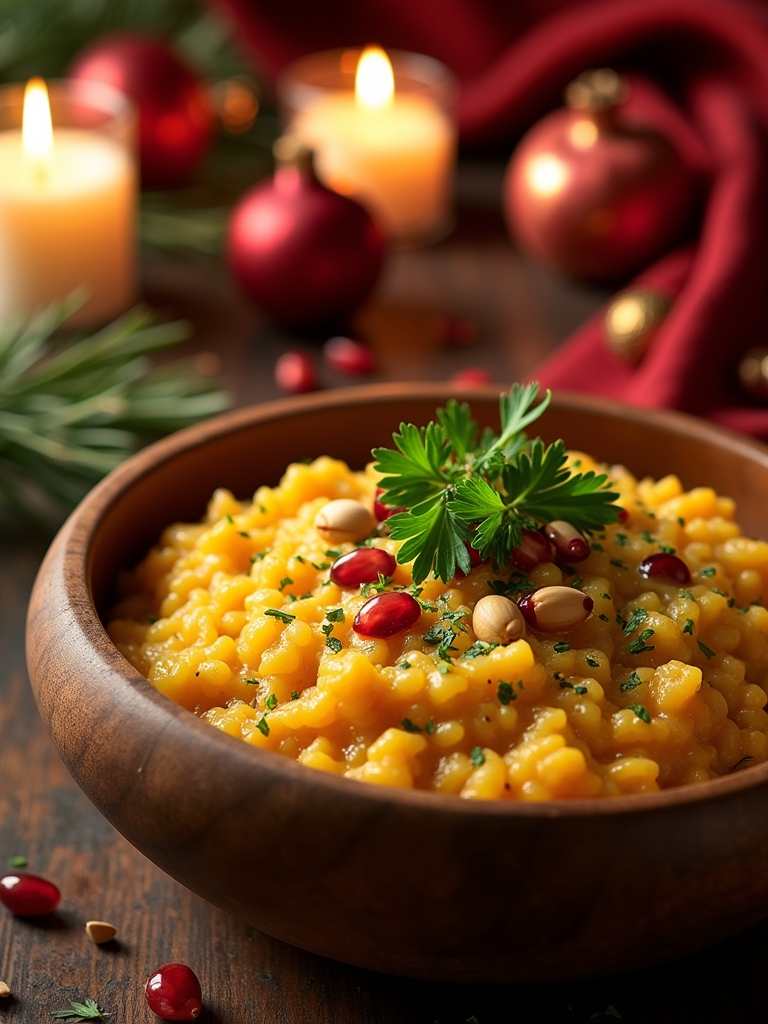 creamy butternut squash risotto