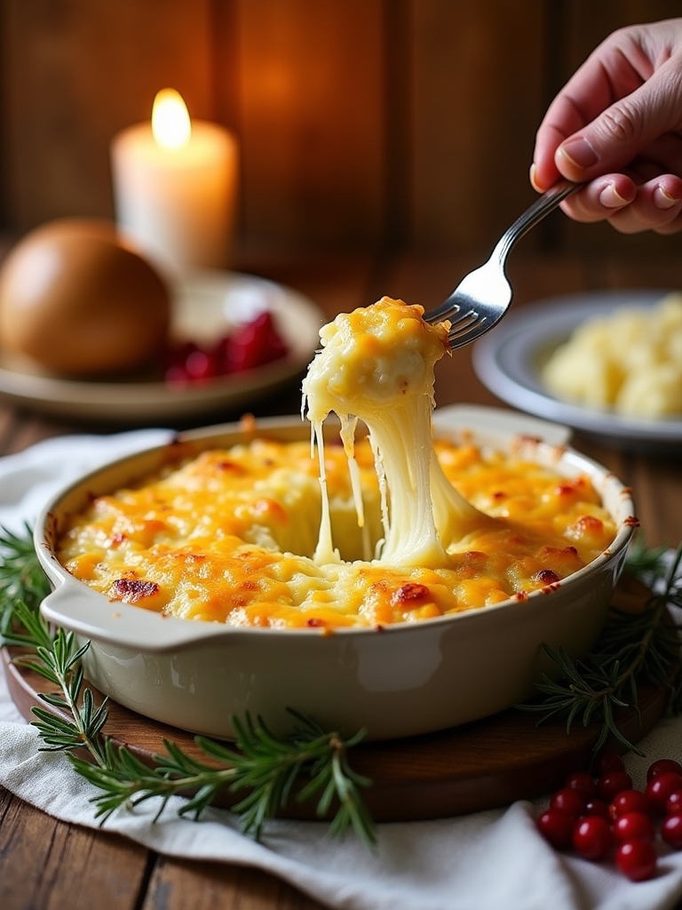 creamy cheesy potato layers