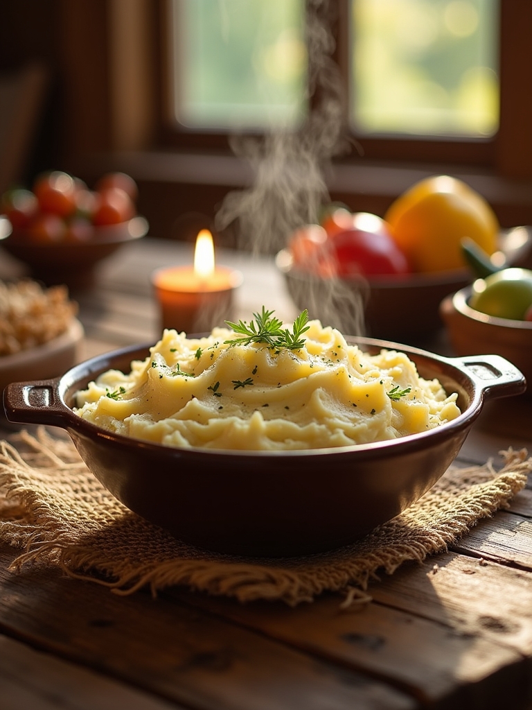 creamy garlic mashed potatoes
