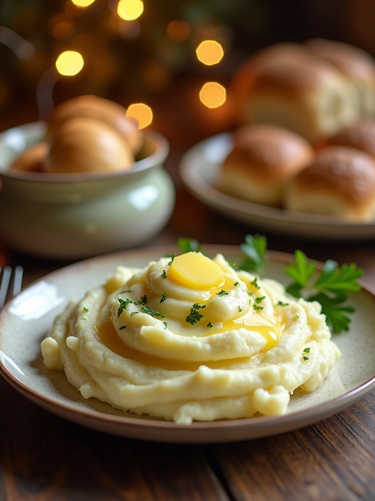 creamy garlic mashed potatoes