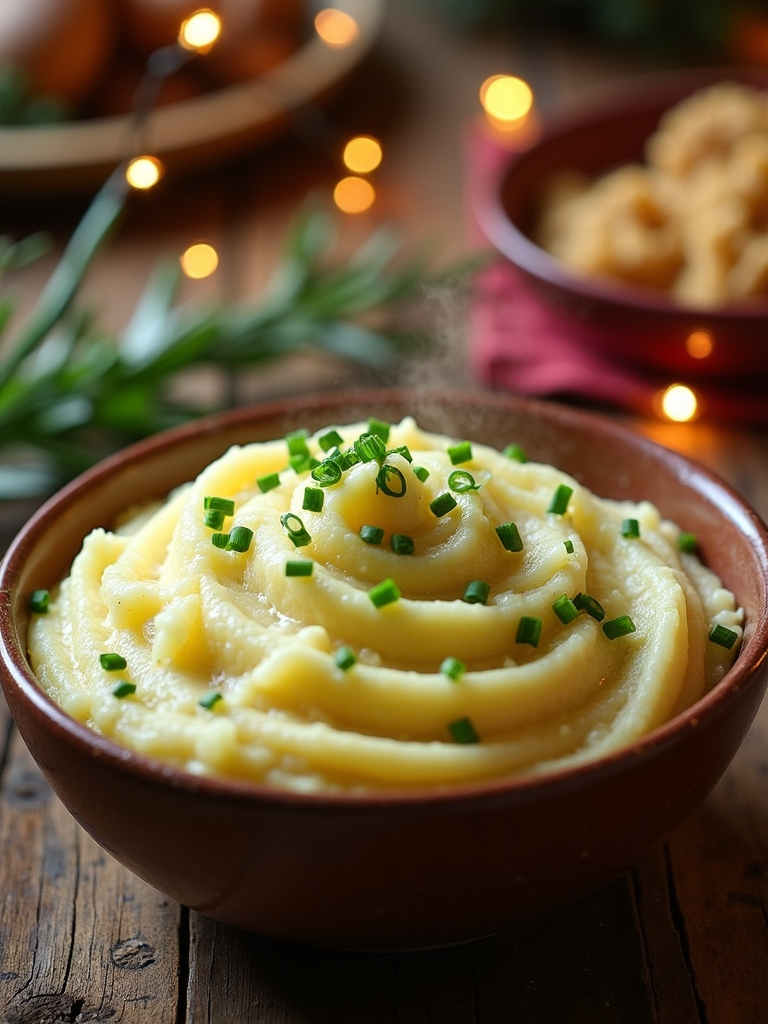 creamy herbed mashed potatoes
